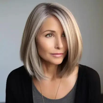 Femme de plus de 50 ans - Coiffure coupe courte